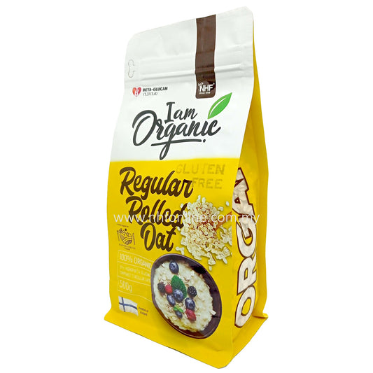 NHF Organic Regular Rolled Oat 500g
