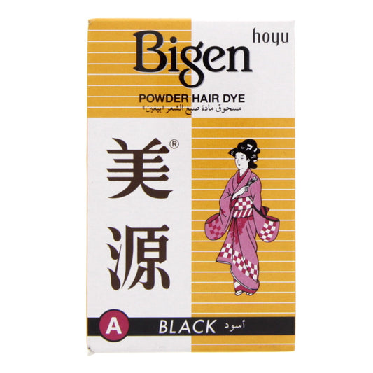 Bigen Powder Hair Dye Black A New 6 gm