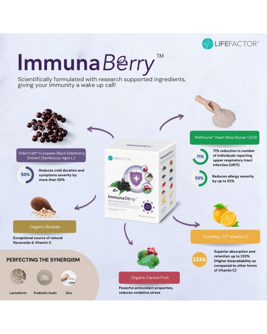 Immuna Berry 15'Sachet X 5g (FREE 3'Sachet)