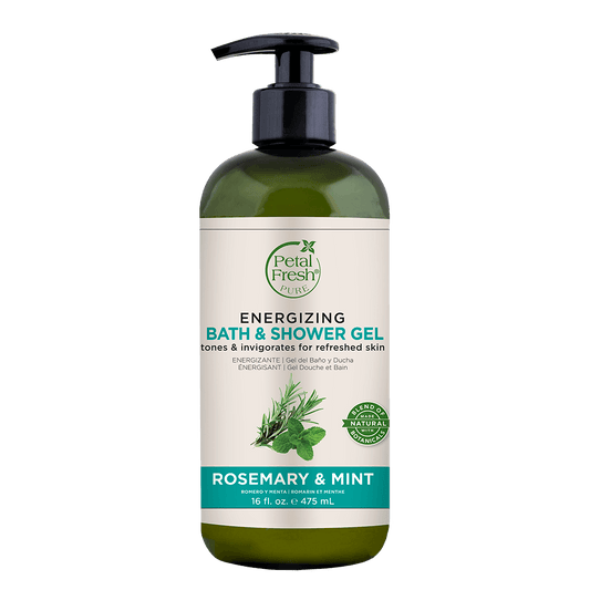Petal Fresh Rosemary & Mint Bath & Shower Gel 475ml ( Energizing )