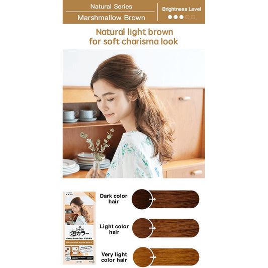 Liese Creamy Bubble Color Marshmallow Brown