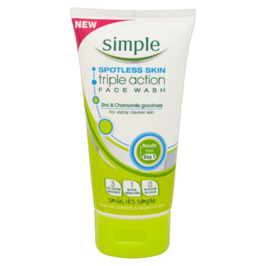Simple Spotless Skin Triple Action Face Wash  150ml