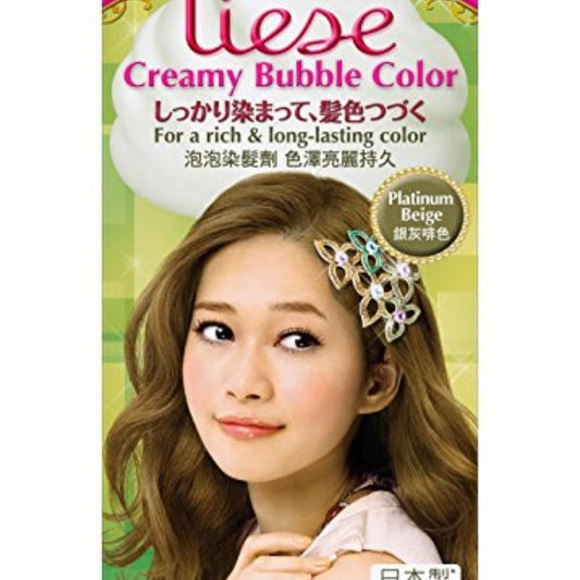 Liese Creamy Bubble Color Platinum Beige